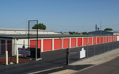 Secures storage facility exterior